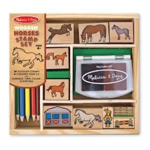  Melissa & Doug Horses Stamp Set Case Pack 2: Everything 