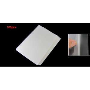   Clear White Plastic Photo Laminating Pouch Film 100pcs Electronics