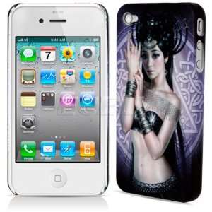  Ecell   MANGA BLACK LADY HARD BACK CASE COVER FOR iPHONE 4 