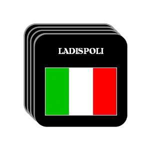  Italy   LADISPOLI Set of 4 Mini Mousepad Coasters 