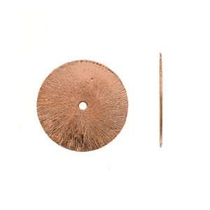 Copper   Spacers   Brushed Style Coin   18mm Diameter, .8mm Thickness 