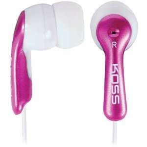   Pink Lightweight Earbud Stereophone (HEADPHONES)