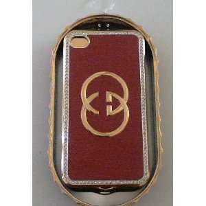  Iphone 4 Designer Style Gucci Red Case Cover Electronics