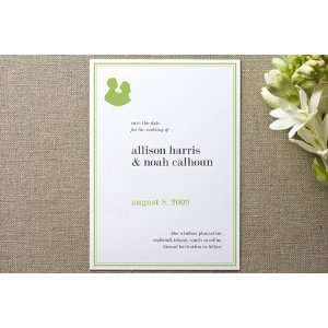  Sweet Silhouette Save the Date Cards by Sweet Pape 