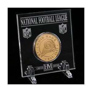  St. Louis Rams 24kt Gold Game Coin