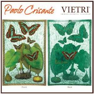  Paolo Crisante Decoupage Art Glass PCS 6019 Butterfly 
