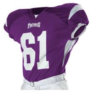 Alleson 791ZTN Dazzle Custom Football Jerseys PU/WH   PURPLE/WHITE AXL