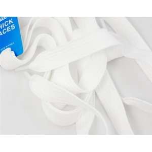  Shoe Laces Flat Thick   54 Inches Long   White Everything 