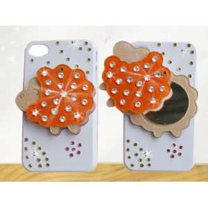 Luxury Designer Case with Cute Sheep Mirror for Apple Iphone 4 and 4s