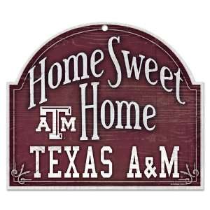 Texas A&M Aggies Sign   Wood Welcome Style  Kitchen 