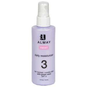 Almay Daily Moisturizer for Normal/Combo Skin with Grape Seed, SPF 15 