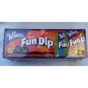 Wonka Halloween Fun Dip Candy (50 Pouches) Health 