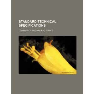  Standard technical specifications Combustion Engineering 