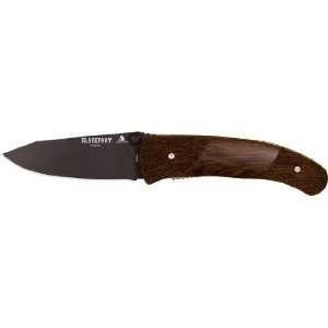  Lone Wolf Knives Blackfoot Folder Knife with Ebano Wood 