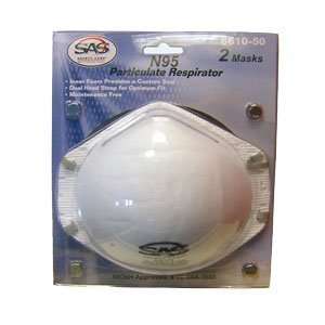  Sas Safety 8610 50 N95 Particulate Respirator(2 