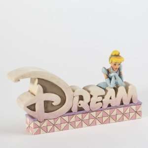 Disney Traditions by Jim Shore Dream Inspirational Word Plaque 4 1/2 