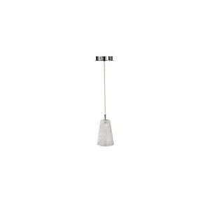   CFL PENDANT WITH ICE WATER GLASS SHADE / MSN FINISH: Home Improvement