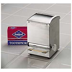  Stainless Steel Toothpick Dispenser: Home & Kitchen