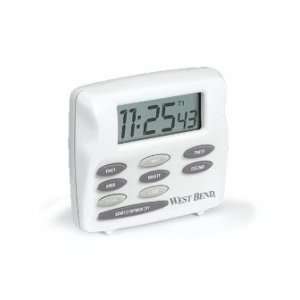  West Bend Housewares #40055 White Electric Timer/Clock 