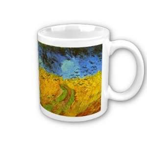  Wheatfield by Vincent Van Gogh Coffee Cup 