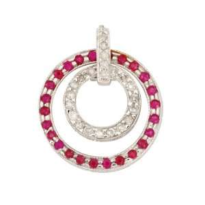 14K circle of life pendant with 25 round 23 rd diamonds and 25 round 
