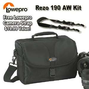  Lowepro Rezo 190 Camera Bag (Black) Bundle with Lowepro 