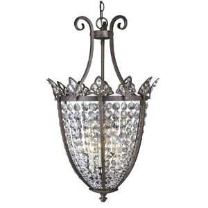  Old World Charm Collection Hanging Globe Light Fixture In 