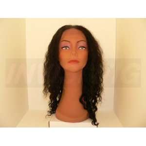  Full Lace Wig length 16, Color 1, Texture Curly Beauty