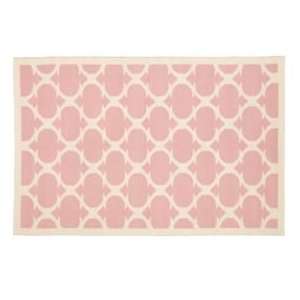   : Kids Pink Woven Cotton Rug, 4x6 Pi Magic Carpet Rug: Home & Kitchen