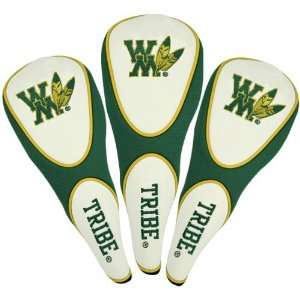  William & Mary Tribe Green Three Pack Golf Club Headcovers 