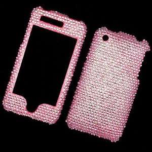  iPhone 3G Full Pink Diamond Rhinestones Shield Protector 
