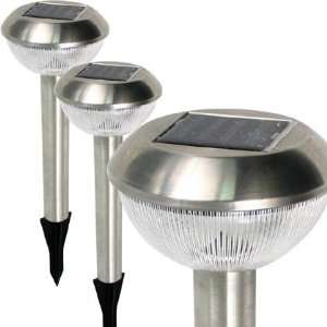  Pulp Top Stainless Steel Solar Lights Set of 2: Home 