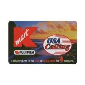   USA Calling, Large Kmart, & Small FujiFilm Logos 