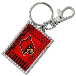  NCAA Louisville Cardinals Girly Girl Keychain: Sports 