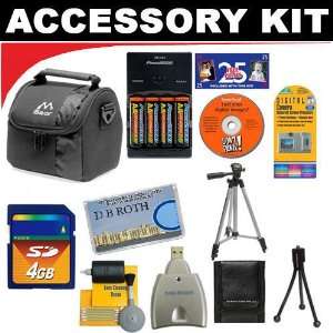  4GB DB ROTH Deluxe Accessory kit For The Canon Powershot SX10, SX1 