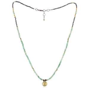 Lulu Designs Dreamy Chrysoprase Beaded And Gold Plated 