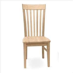    09 Unfinished Tall Mission Wood Chair (Set of 2)