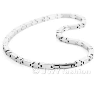 Material: Stainless Steel Chain Length: 20.5 Chain Width: 5mm