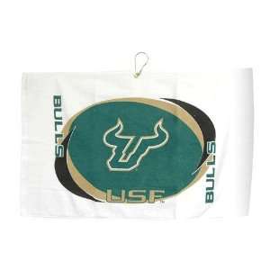  South Florida USF Bulls Hemmed Golf Bag Hand/Kitchen Towel 