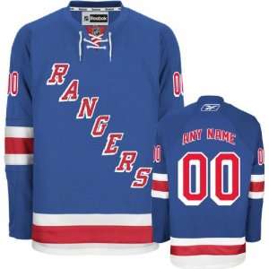  Customized New York Rangers NHL Jerseys ANY NAME&NUMBER Home Jersey 