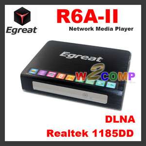  Network HD Media Player Egreat R6A II DLNA BD ISO MKV TS TP AVI MP4