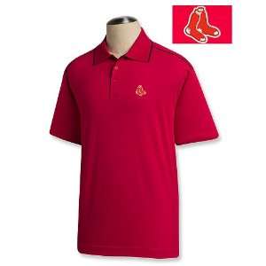  Boston Red Sox Mens Alliance Organic Polo by Cutter & Buck   Red 