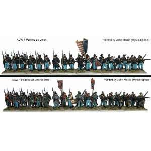   Perry Miniatures 28mm American Civil War Infantry (36) Toys & Games