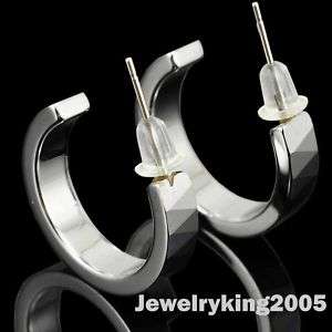 TUNGSTEN CARBIDE HIPHOP MENS EARRING STUDS EAR RING  