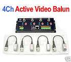 4Ch Active CCTV Video Balun BNC to Cat5/6