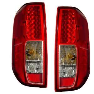   : 2005 2008 Nissan Frontier KS LED Red/Clear Tail Lights: Automotive