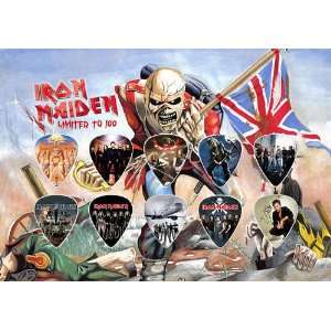  Iron Maiden (The Trooper) Guitar Pick Display Limited 100 