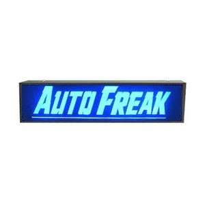  Auto Freak Simulated Neon Sign 12 x 52