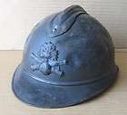 a0381 WWI French colonial helmet plate adrian  