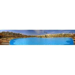  A Panoramic Image of a Luxury Holiday Resort in Egypt 